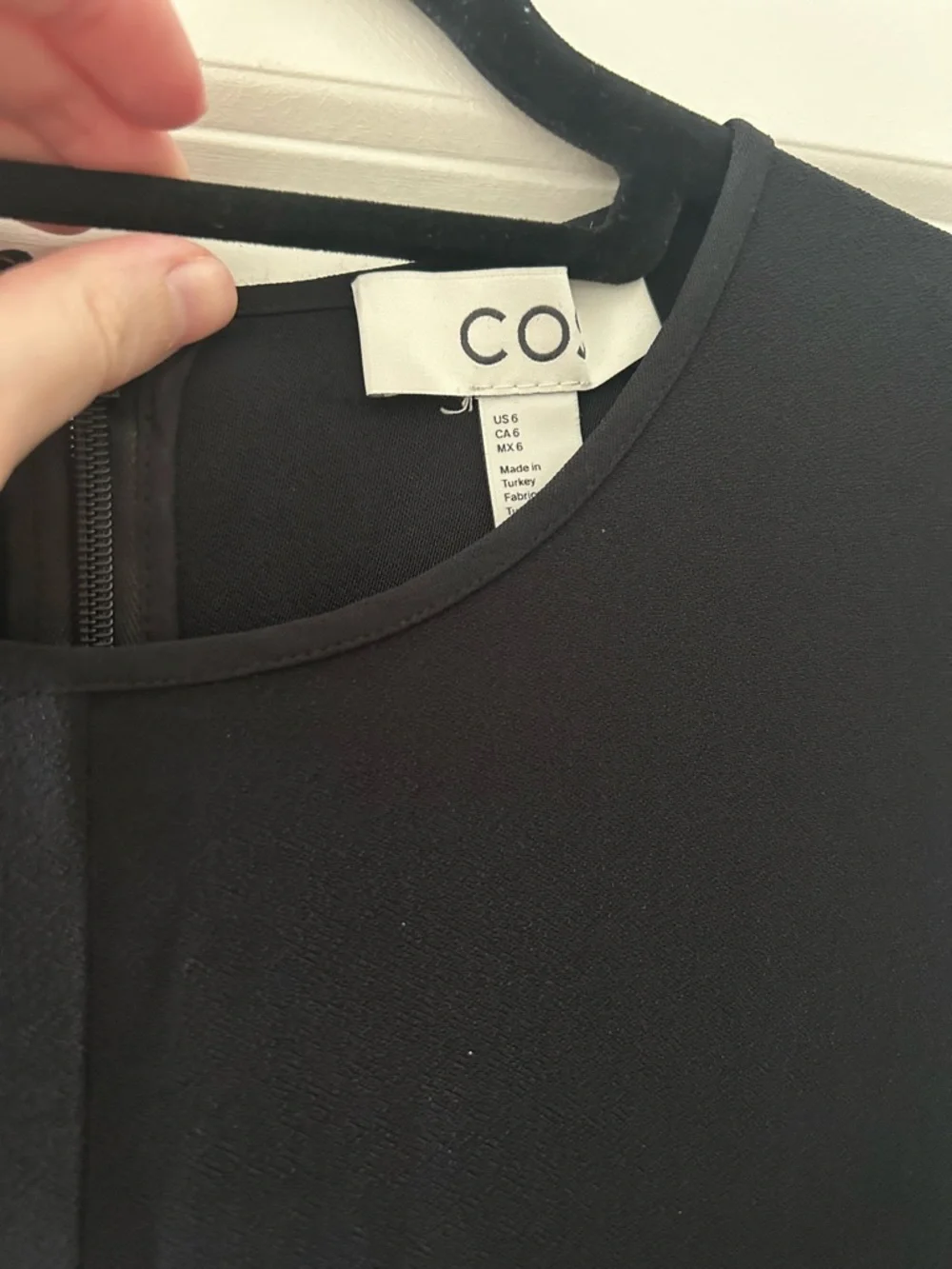 COS Black Sleeveless Maxi Dress, US6 - Picture 2 of 5
